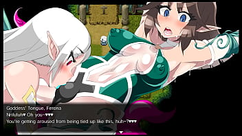 Gehenna [ FUTANARI HENTAI Game ] Ep.2 elf futa transformation turned her bick erected clit into a giant cock !