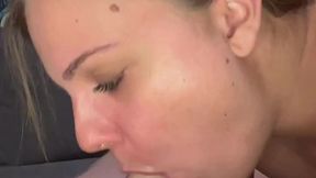 Versatile blowjob, gagging, teasing, licking edging  Finishing with just tongue  Mouth full of cum