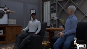 Freaky guys bust loads all over sexy big booty bitches