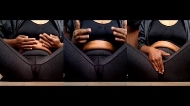 Kenyan girl returns from gym feeling horny and rubs one out in her leggings