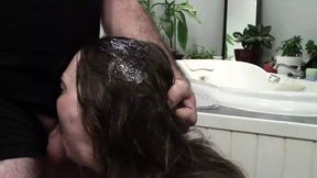 Vanessa Hastings gets her tight cunny roughed up by massive cock&#x1F346; then receives hot facial cum blasts