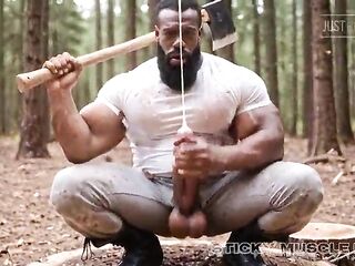 Sticky Muscle Dudes Day 65 Preview, AI-Generated Muscle Boyz, Large Knobs, Large Cum Loads