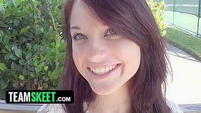 Bored Amateur Darling Deepthroats Big Latino Cock And Swallows Huge Load Of Cum