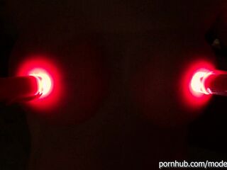 This u've not seen! Glow tits how silicone implants glow in the darksome