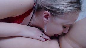 Lesbians - I Masturbate and Lick My Girlfriend's Pussy.