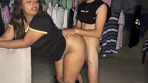 Thick latina MILF gets her phat pussy fucked by a horny stepson
