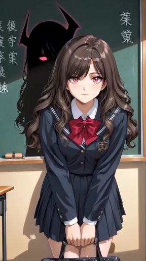 Even girls has demon inside