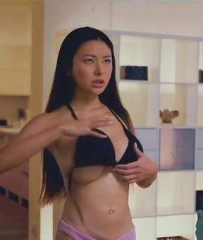 Curvy couple engages in hardcore tribbing with porn star Rae Lil Black