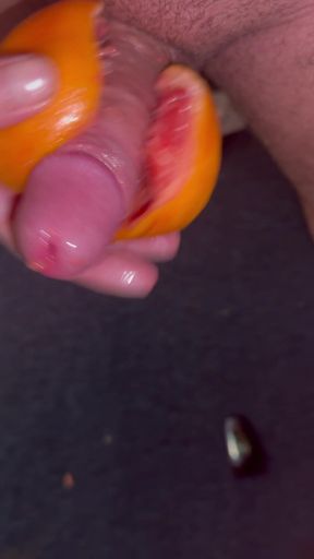 Grapefruit masturbation