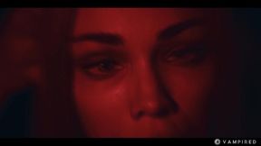 Cosplaying as Bloodrayne, an Asian vampire mistress, two babes engage in