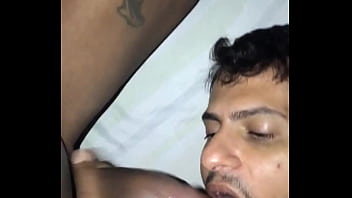 Mamei o neg&atilde_o hetero quando a esposa dele saiu