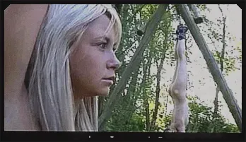 Blonde Teens Bound and Punished in Outdoor BDSM Scene