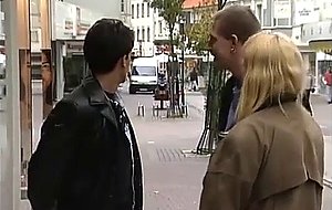 German bbw babe picked up for threesome