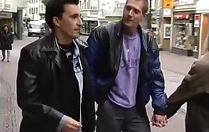 German bbw babe picked up for threesome