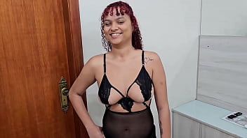 Primeira vez no porno da safada Dandda Red deu cu pro Jr Doidera e ganhou leite na boca