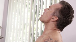 Beautiful Blonde Katie Sloane Fucks Older Stud Marcus London