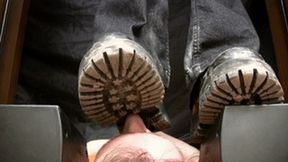 I can easily crush your pathetic floor-face using my dirty Doc Martens boots, flo158x 1080p