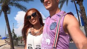 ”Amateur Euro Asian teen couple homemade porno video after a day out”