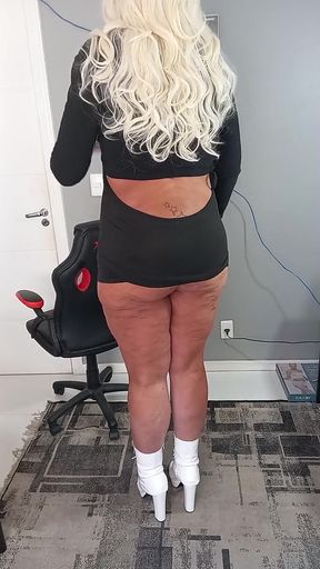 My Ass Wearing New Bikini and Miniskirt