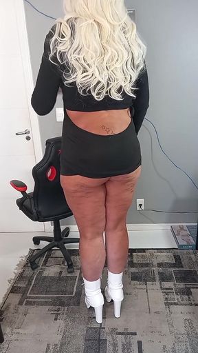 My Ass Wearing New Bikini and Miniskirt