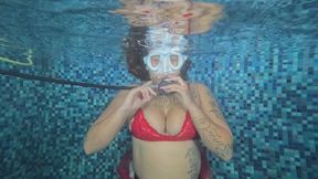 MASK PARADE - UNDERWATER SCUBA GEAR MASTURBATION