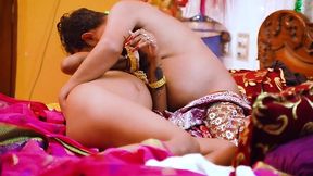 Two hot babes share lucky guy in FFM threesome