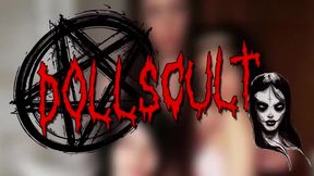 Cute gothic masturbation