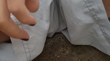 Freeballing on public and show public cock