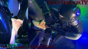 Heavy Rubber Double Fisting Birds Eye 4K ft Mistress Lunatika @mazmorbidfetish #fisting