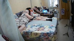 Hot Stepmom Wears Glasses Sucking My Hard Dick&#x1F346; To&#x9AD8;&#x6F6E;