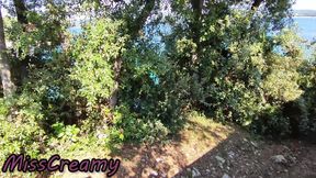 Dick Flash! We Got Caught! Teacher Blowjob Nude at the Sea (Cum In Mouth)! - MissCreamy