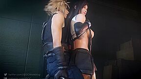 Cloud Strife Fucks Brunette In 3d Porno