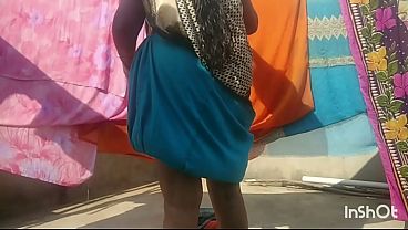 Indian desi lady outdoor working enjoying porn with boy friend