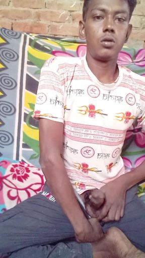 Black boy felling heart