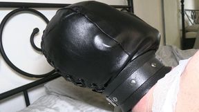 Tied up, handcuffed and hooded wife