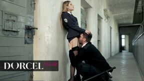 ”The prison guards keep busy at work”