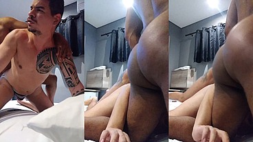threesome interracial bareback 10 00