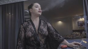 Olga Cabaeva smoking and pissing