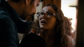 Sweet & obedient large tits teen college girl fucks a dorm administrator