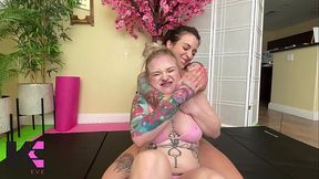 Bratty Bullying Babes Wrestle: Loser Punishment