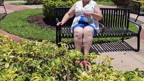 Stripped her thong on the sidewalk &mdash;  handed it to a doc &mdash;  claimed it was for study &#x2013; bbw ssbbw