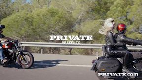 Private com - Amber Kawai, Nata Gold and Alice Ross, horny bikers in a savage orgy.