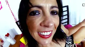 Amateur GF sucks member and shows thick boobs
