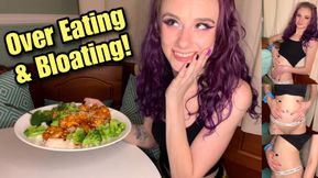 Overeating and Bloating After Huge Dinner