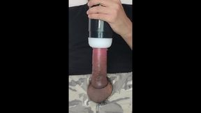 Big cock latino, male masturbates and enjoys his new sextoy  amateur, Latino macho, exhibitionist macho