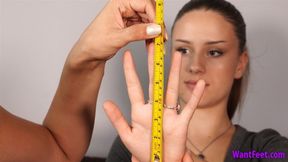Comparing Our Silky Hands - HD MP4
