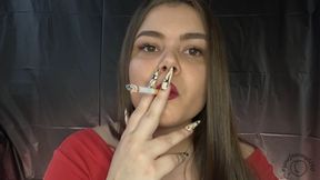 Red Lipstick Smoking Goddess