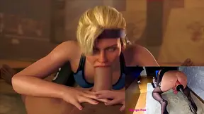 Silver-Haired Anime Babe Gives Tittie Love Before Doggy Style Facial Orgasm