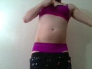 Crossdressing Sissy Toys Her Hole