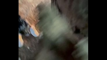 Amateur Boys in Sneakers Cruising in the Woods - Home made Video